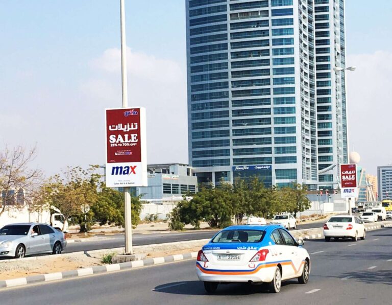 Lamppost Advertising in Dubai