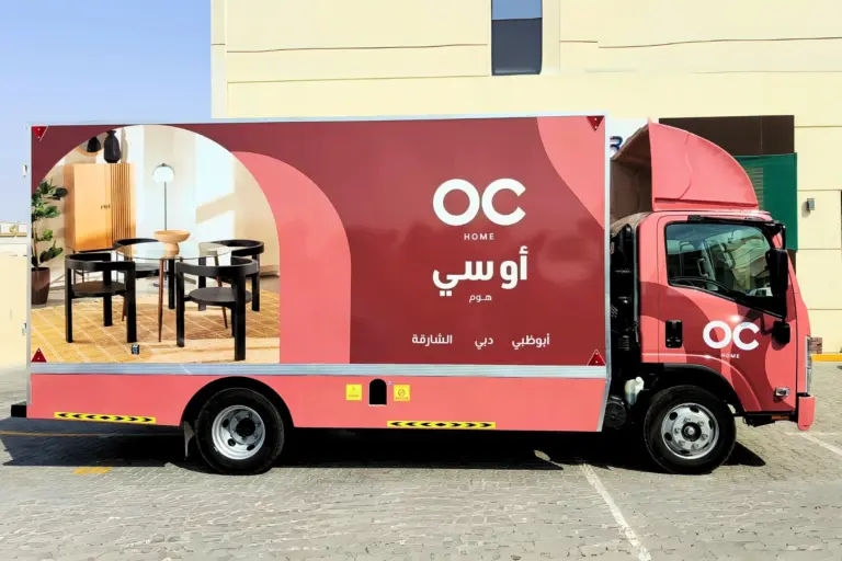 Truck branding in dubai