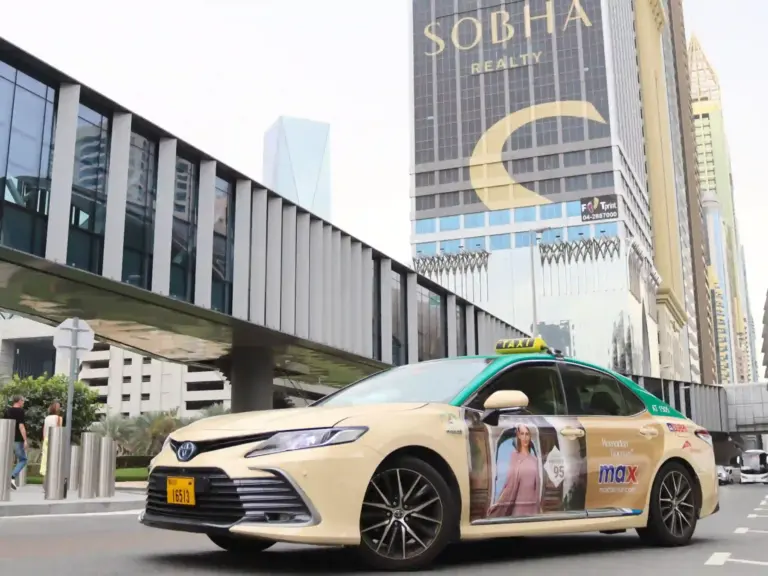 Taxi advertising | synergy arabia