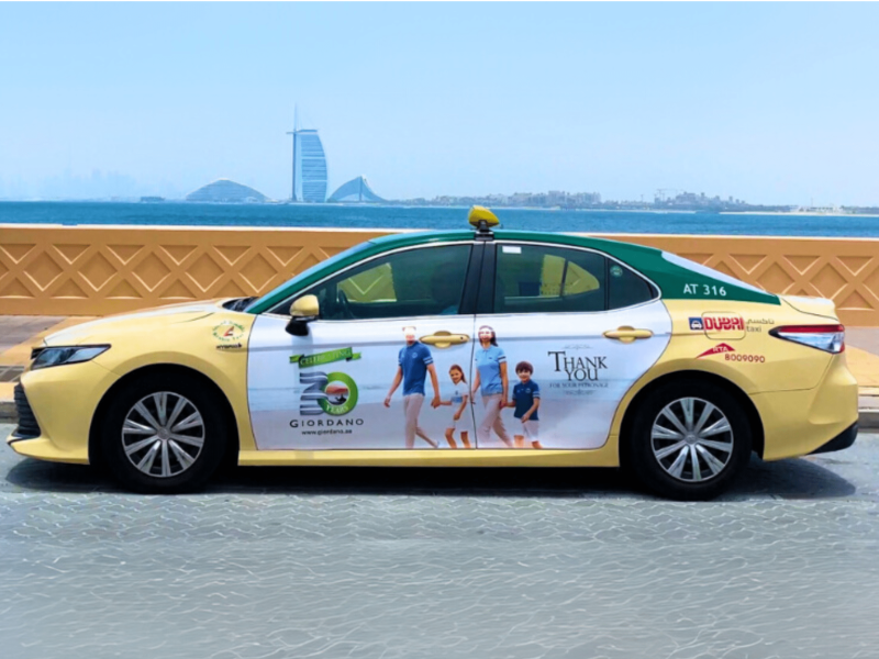 Taxi Advertising in Dubai